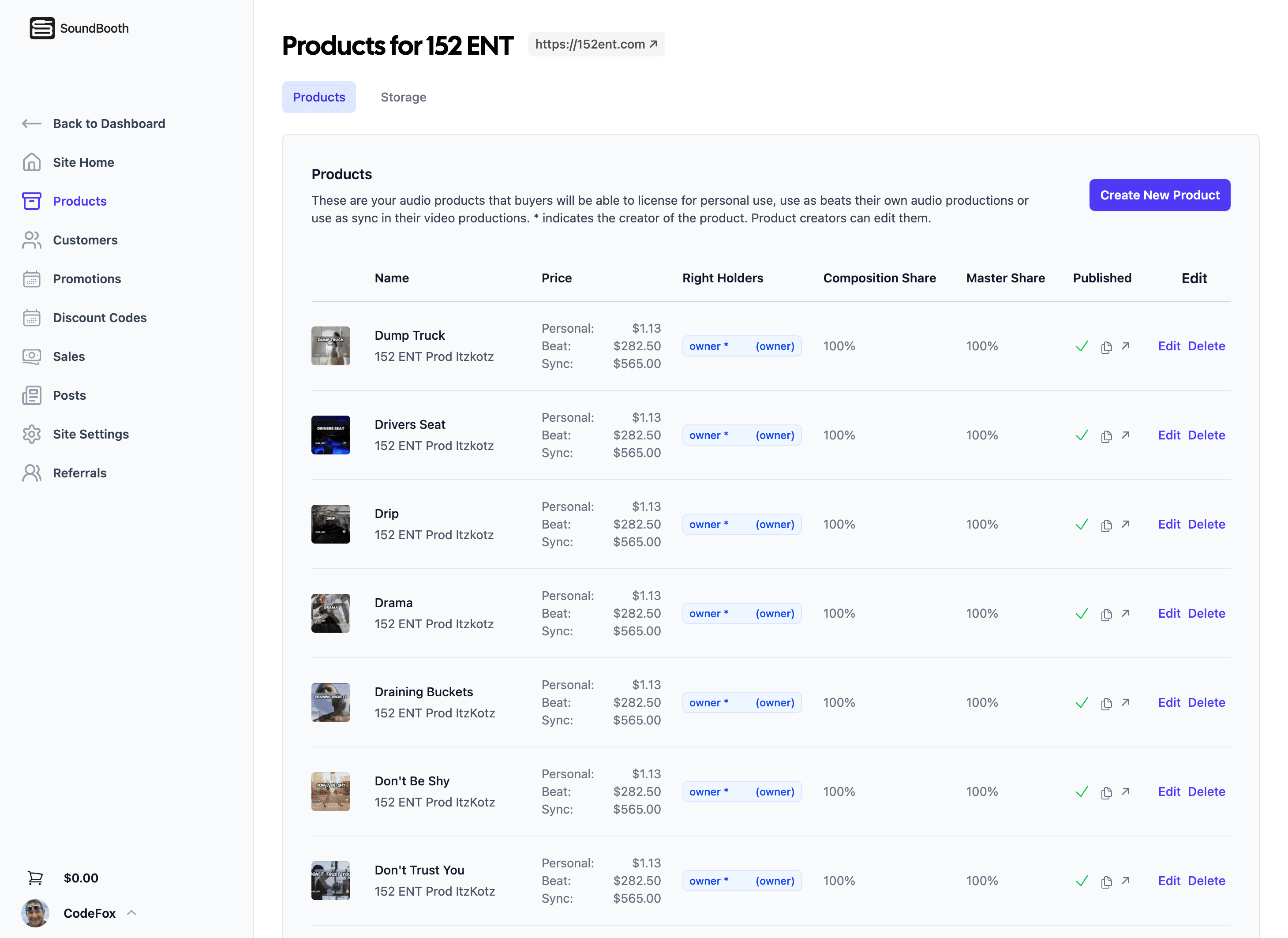 Product screenshot